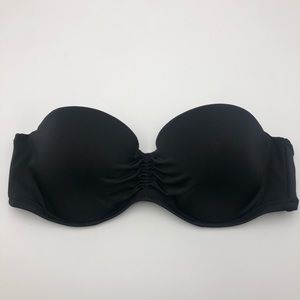 Victoria’s Secret black strapless swim top 34C